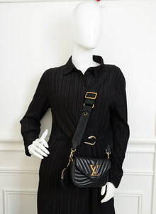 Louis Vuitton Black New Wave Multi Pochette Bag