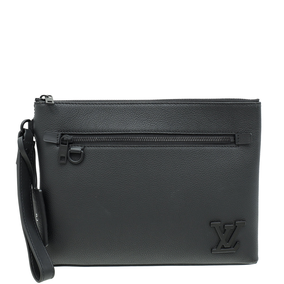 Louis Vuitton Black Takeoff Aerogram Men's Pouch W/ B.J Initial Tag