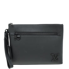 Louis Vuitton Black Takeoff Aerogram Men's Pouch W/ B.J Initial Tag