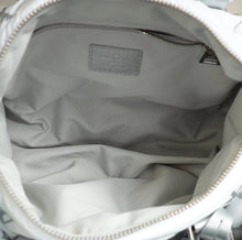 Louis Vuitton Frost Gardiant Silver Monogram Nylon Gradient Snow Speedy Bandouliere 25 Bag