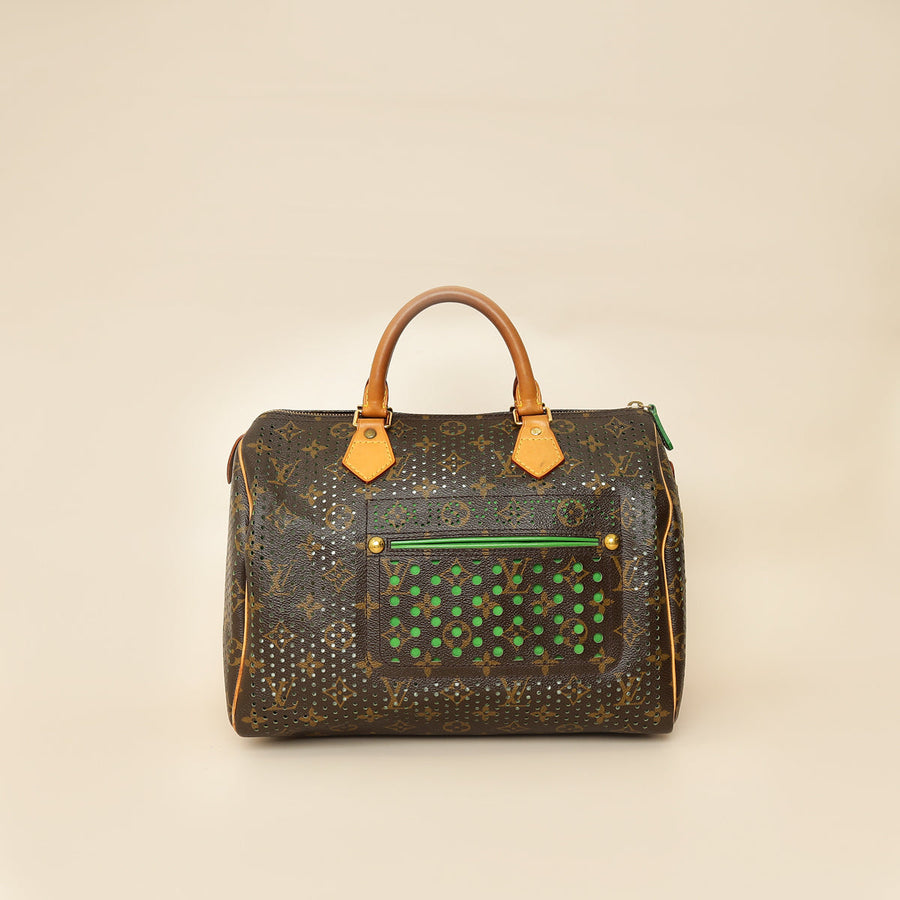 Louis Vuitton Bicolor Monogram Perforated Speedy 30 Bag