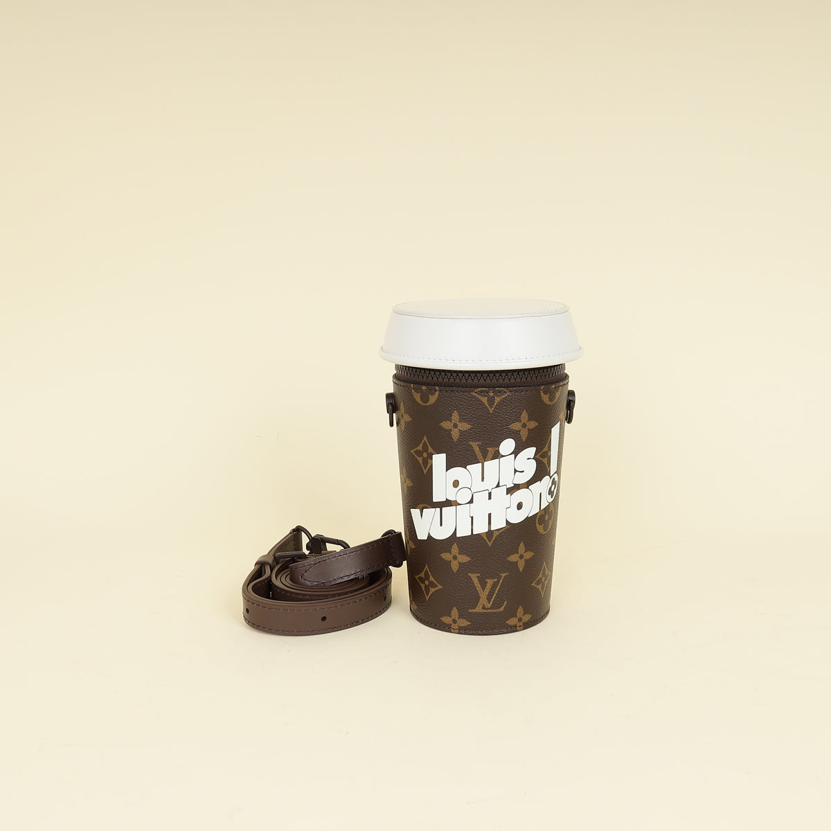 Louis Vuitton Bicolor Monogram Everyday LV Coffee Cup Pouch