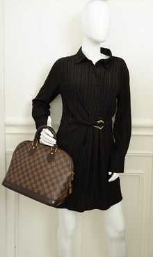 Louis Vuitton Damier Ebene Alma PM Bag