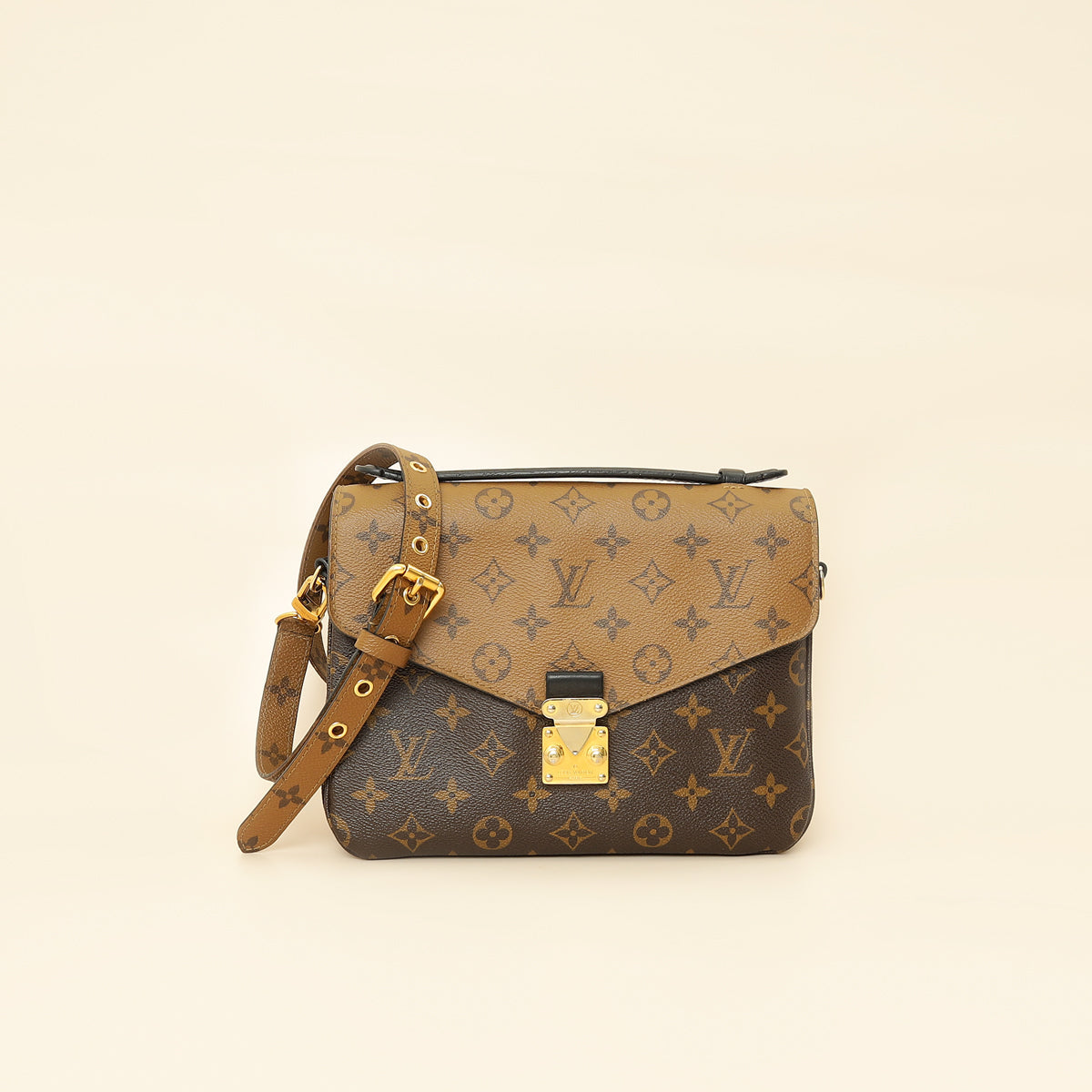 Louis Vuitton Monogram Reverse Pochette Metis Bag