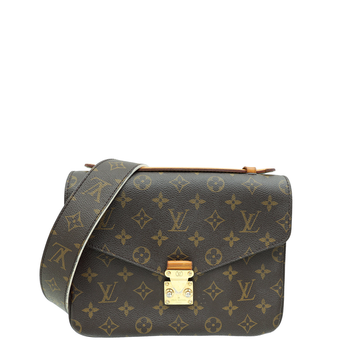 Louis Vuitton Brown Monogram Pochette Metis Bag