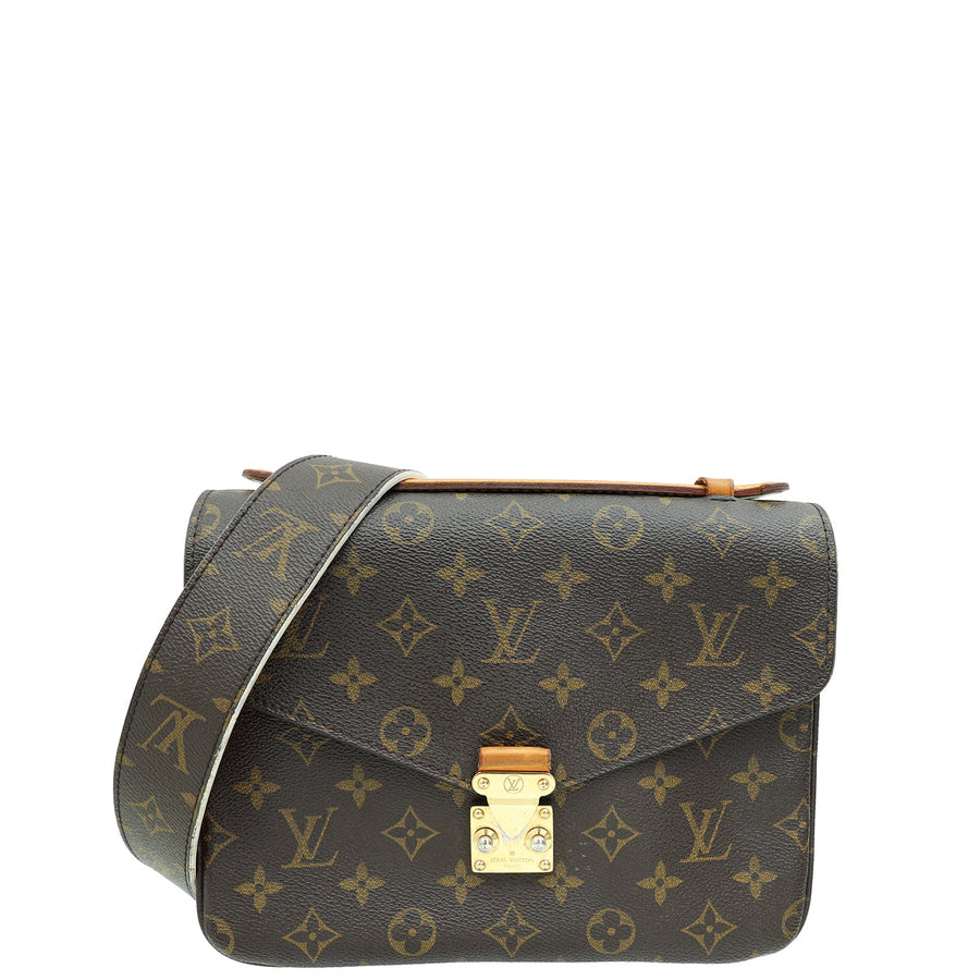 Louis Vuitton Brown Monogram Pochette Metis Bag