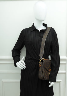 Louis Vuitton Brown Monogram Pochette Metis Bag