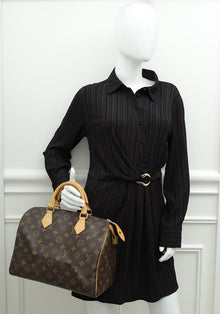 Louis Vuitton Brown Monogram Speedy 30 Bag