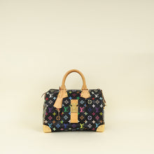 Louis Vuitton Monogram Black Multicolor Speedy 30 Bag