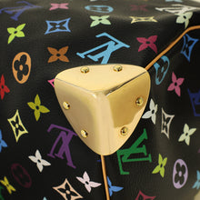 Louis Vuitton Monogram Black Multicolor Speedy 30 Bag