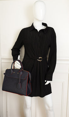 Louis Vuitton Marine Rouge Monogram Empreinte Pont Neuf Bag