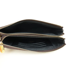 Louis Vuitton Bicolor Monogram/Monogram Giant Reverse Double Zip Pochette