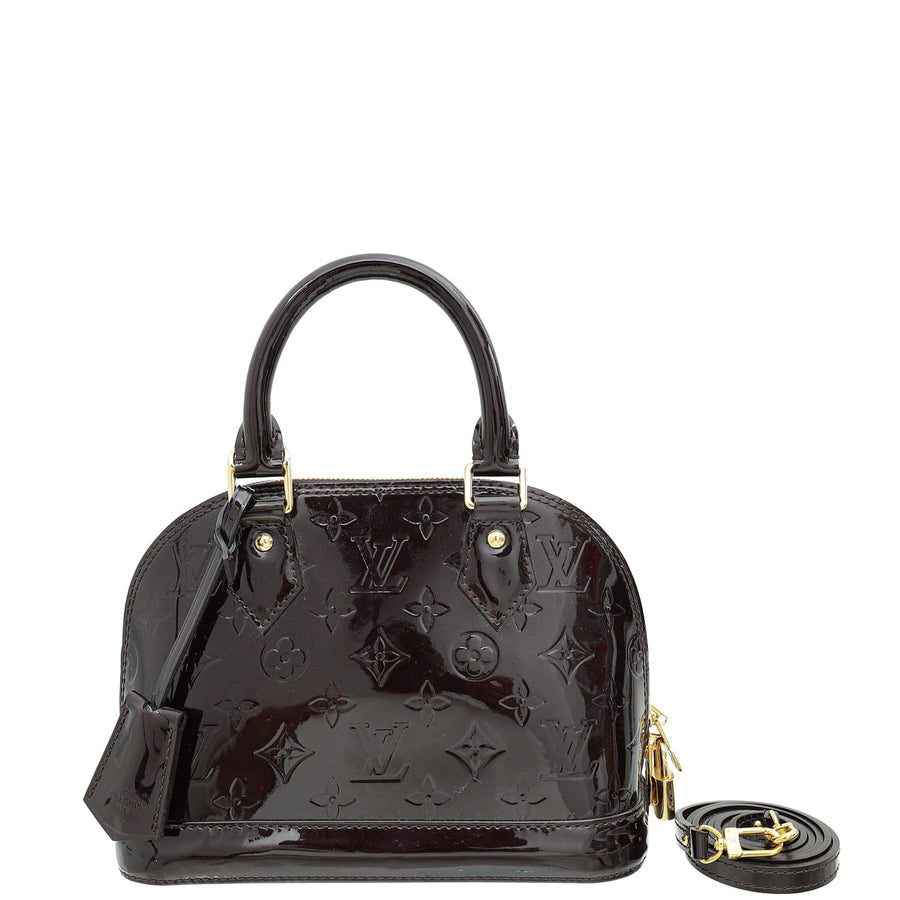 Louis Vuitton Amarante Monogram Vernis Alma BB Bag