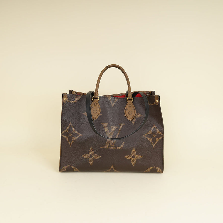 Louis Vuitton Monogram Reverse Onthego MM Bag