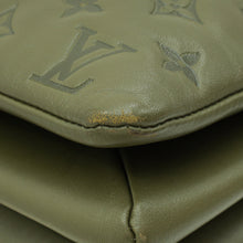 Louis Vuitton Khaki Puffy Monogram Embossed Coussin MM Bag