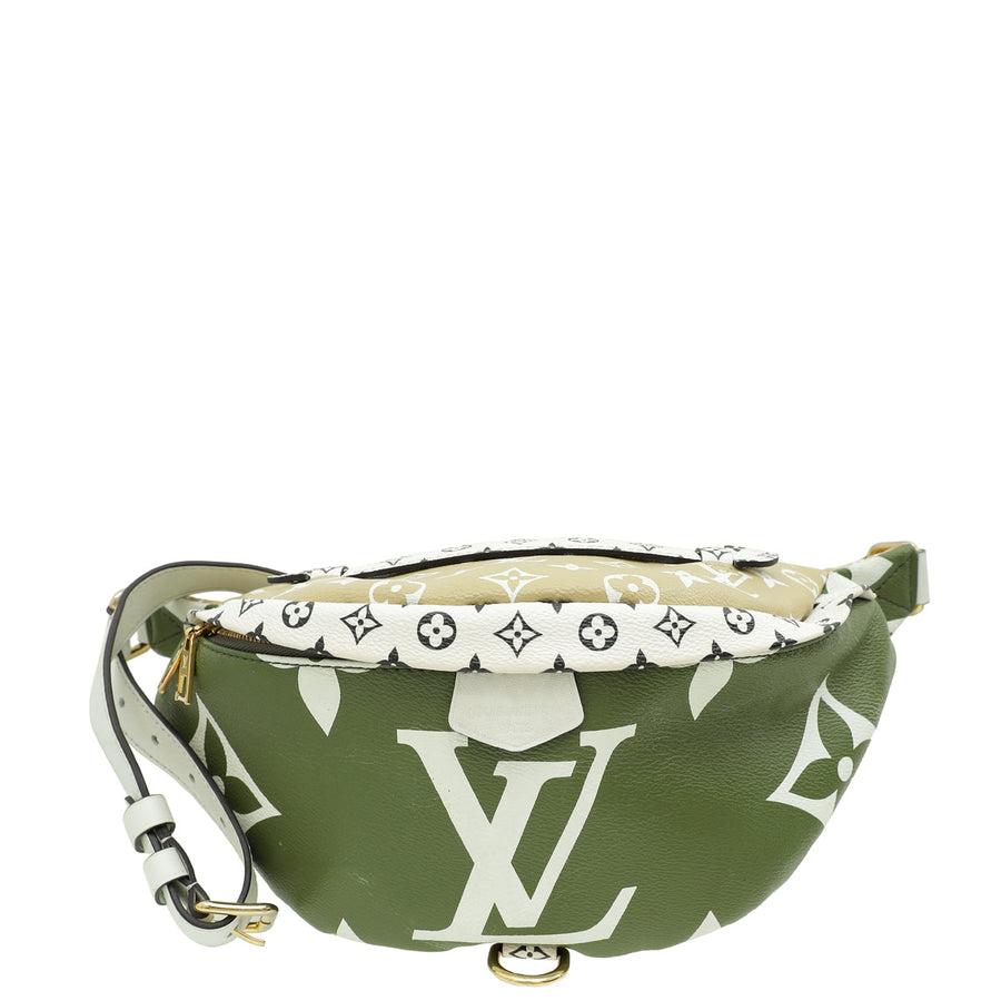 Louis Vuitton Khaki Monogram Giant Bumbag
