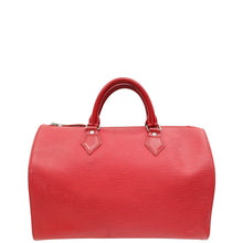 Louis Vuitton Red Speedy 35 Bag