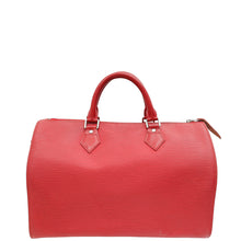 Louis Vuitton Red Speedy 35 Bag