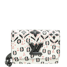 Louis Vuitton Tricolor Graphic Print Twist MM Bag