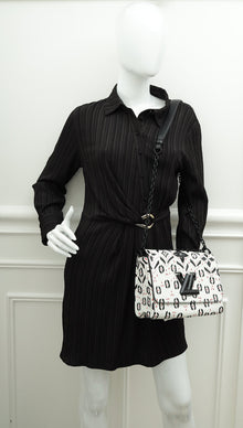 Louis Vuitton Tricolor Graphic Print Twist MM Bag