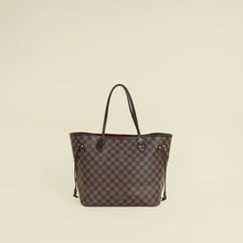 Louis Vuitton Damier Ebene Neverfull MM Bag W/ MA Initial