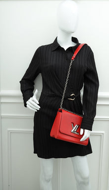 Louis Vuitton Red Twist MM Bag