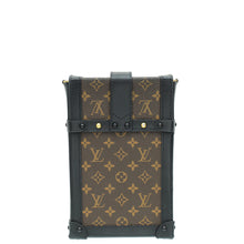 Louis Vuitton Monogram Black Vertical Trunk Pochette