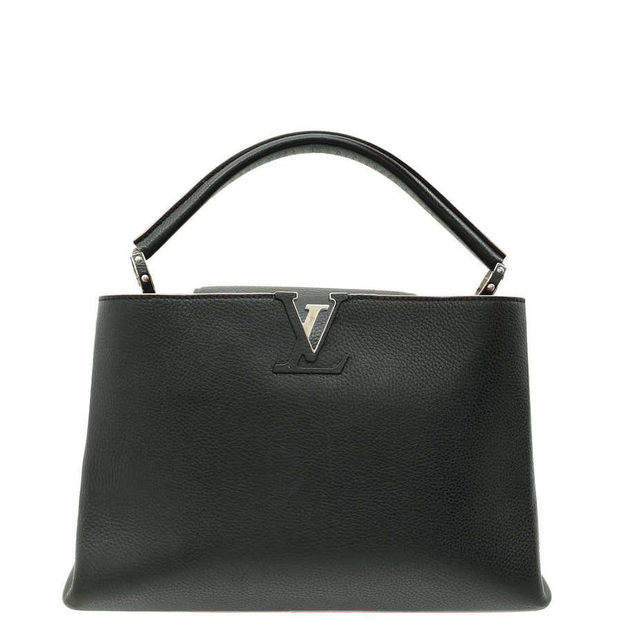 Louis Vuitton Black Capucines GM Bag
