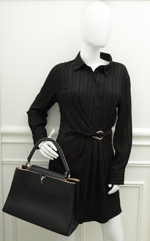 Louis Vuitton Black Capucines GM Bag