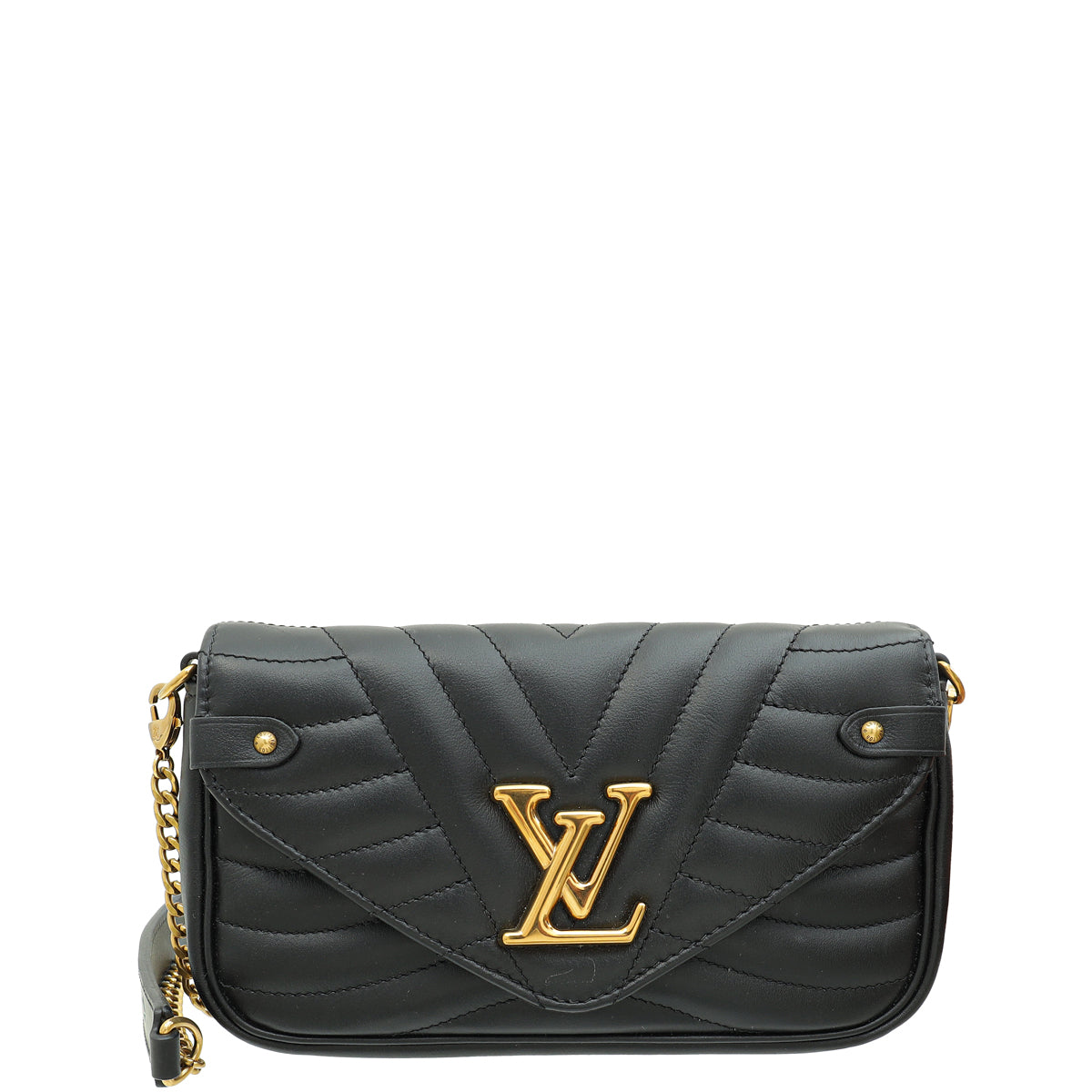 Louis Vuitton Black New Wave Chain PM Bag