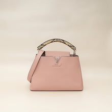 Louis Vuitton Rose Ballerine Capucines BB Python Handle Bag