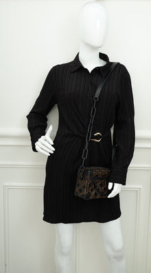 Louis Vuitton Monogram Black Tuffetage Mini Soft Trunk Bag