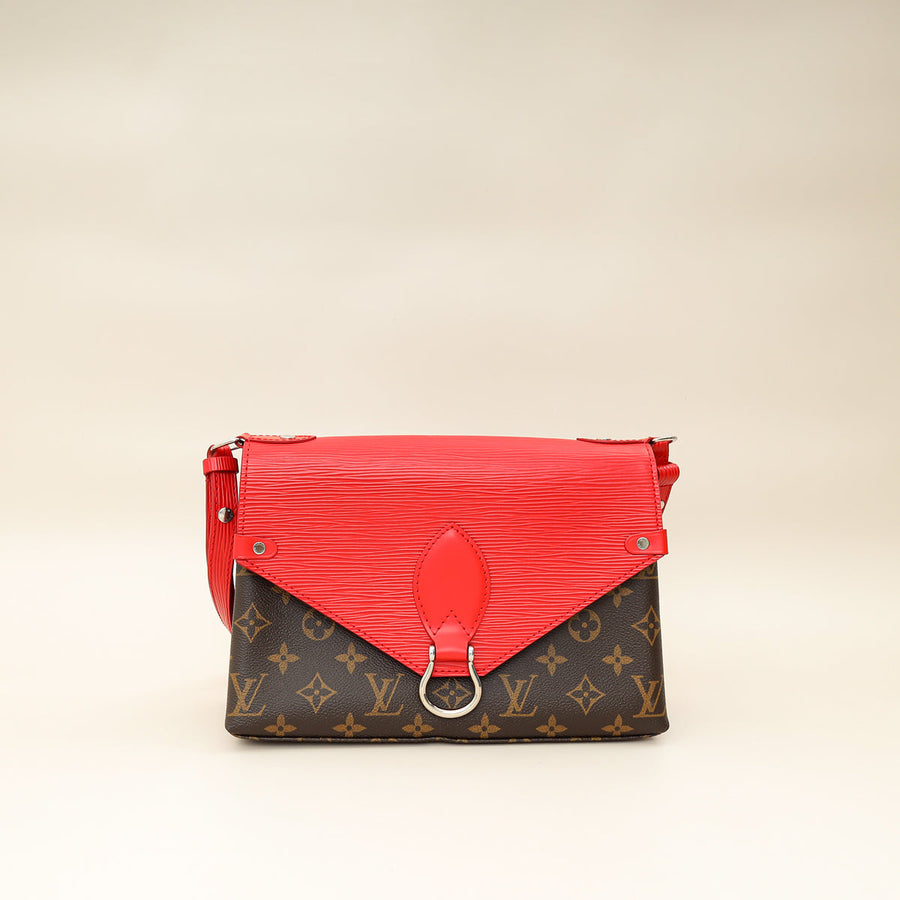 Louis Vuitton Monogram Coquelicot Saint Michel Bag
