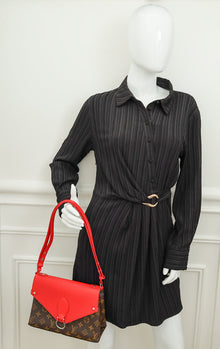 Louis Vuitton Monogram Coquelicot Saint Michel Bag