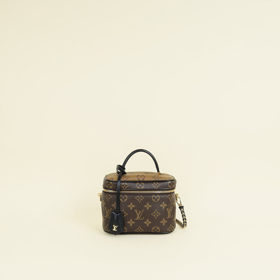 Louis Vuitton Bicolor Monogram/Monogram Reverse Vanity PM Case