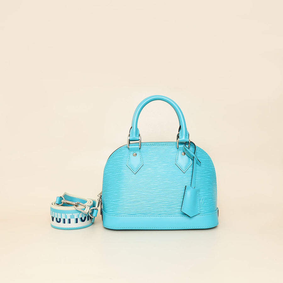 Louis Vuitton Turquoise Alma Sporty BB Bag