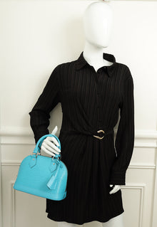 Louis Vuitton Turquoise Alma Sporty BB Bag