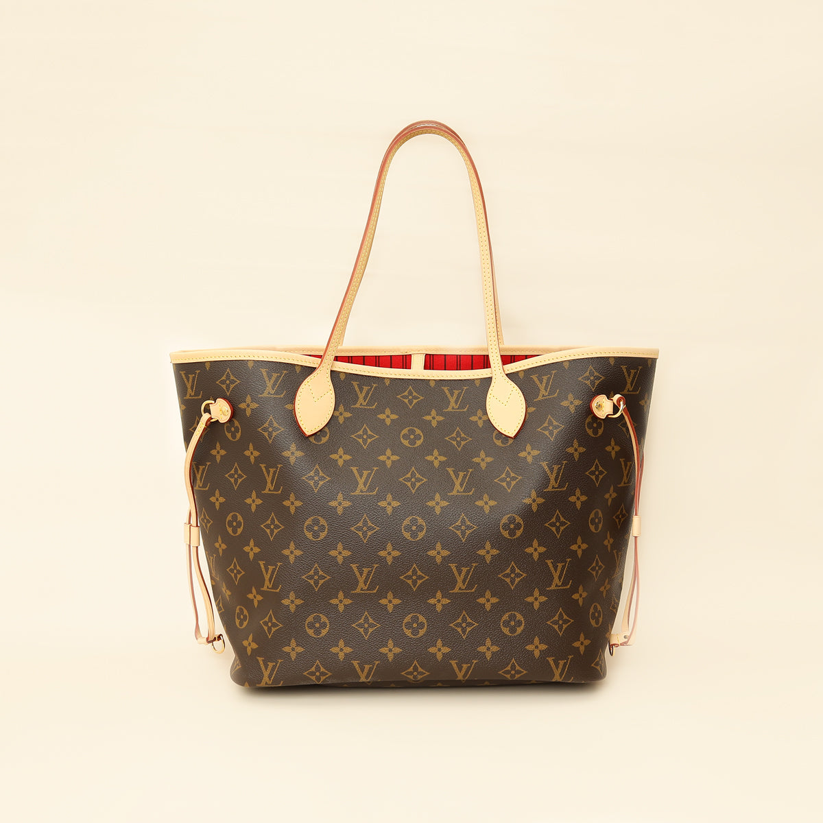 Louis Vuitton Monogram Neverfull MM Bag w/Pouch