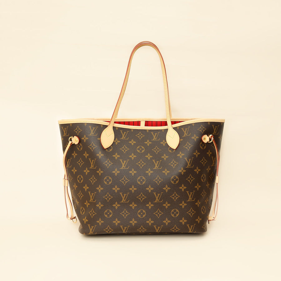 Louis Vuitton Monogram Neverfull MM Bag w/Pouch