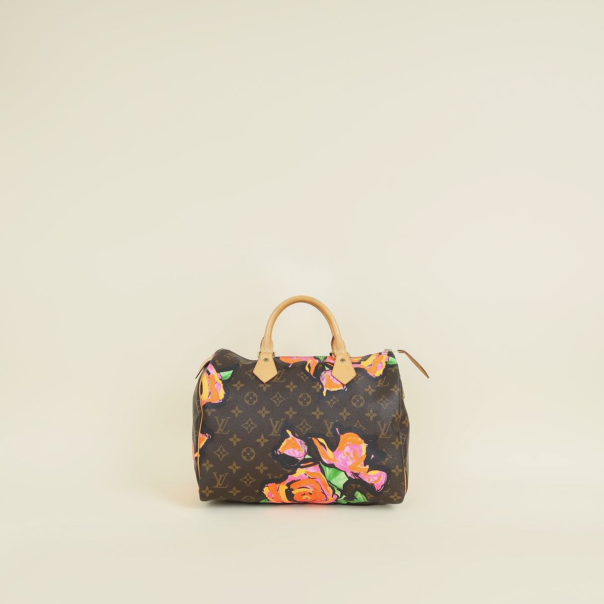 Louis Vuitton Brown Multicolor Ltd. Ed. Stephen Sprouse Roses Monogram Speedy 30 Bag