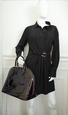 Louis Vuitton Amarante Monogram Vernis Alma GM Bag