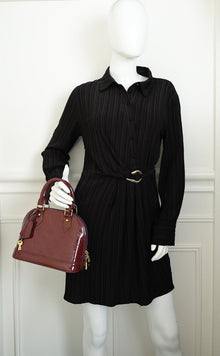 Louis Vuitton Amethyste Monogram Vernis Alma BB Bag