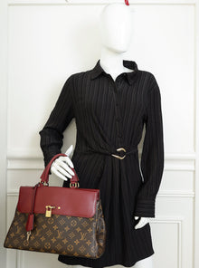 Louis Vuitton Monogram Burgundy Venus Tote Bag