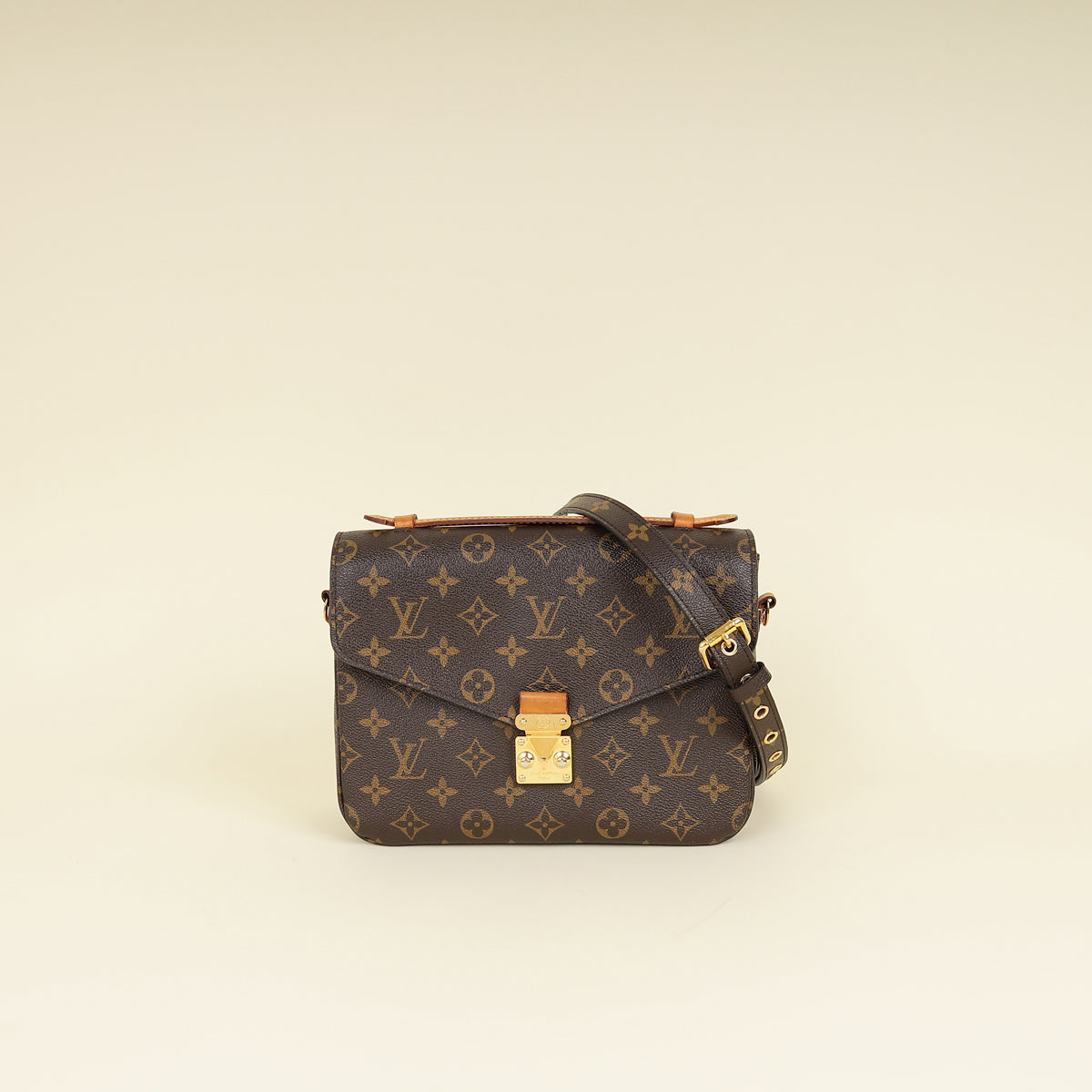 Louis Vuitton Brown Monogram Pochette Metis Bag