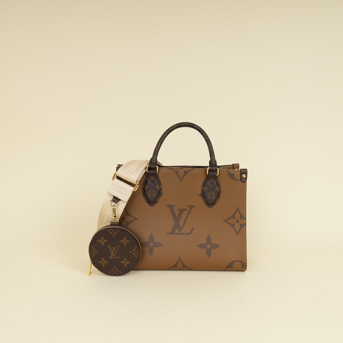 Louis Vuitton Brown Monogram Reverse Onthego PM Bag