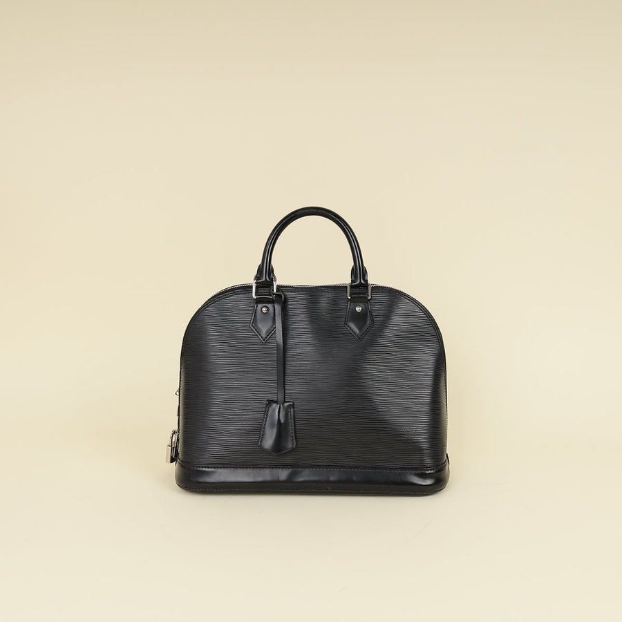 Louis Vuitton Black Alma PM Bag