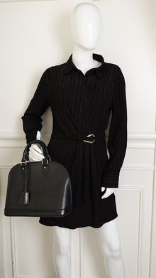 Louis Vuitton Black Alma PM Bag