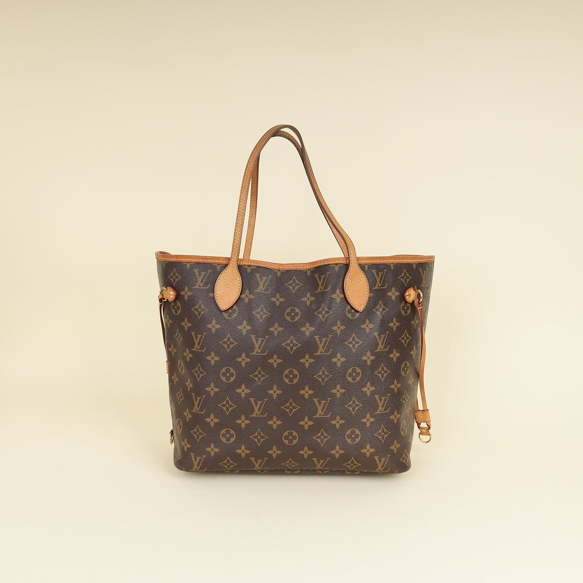 Louis Vuitton Brown Monogram Neverfull MM Bag