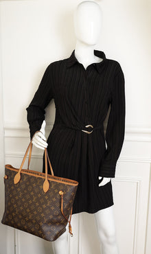 Louis Vuitton Brown Monogram Neverfull MM Bag