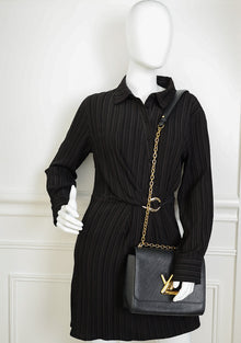 Louis Vuitton Black Twist MM Bag